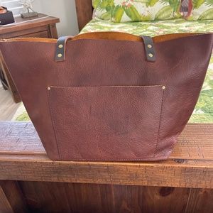 PLG large leather tote
